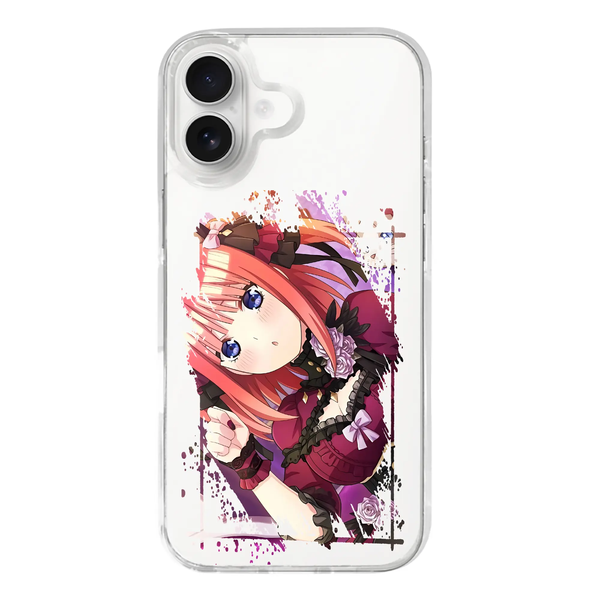 五等分の花嫁 グッズ 中野 二乃 - iPhone 17シリーズ 透明スマホケース – 薄型・耐衝撃・精密フィット保護カバー